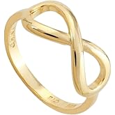 Beaux Bijoux Bow Rings Infinity Rings for Women in Sterling Silver or 14k Gold - Fine Bow Jewelry Ribbon Ring - Valentines Day Bow Ring Gift for Her