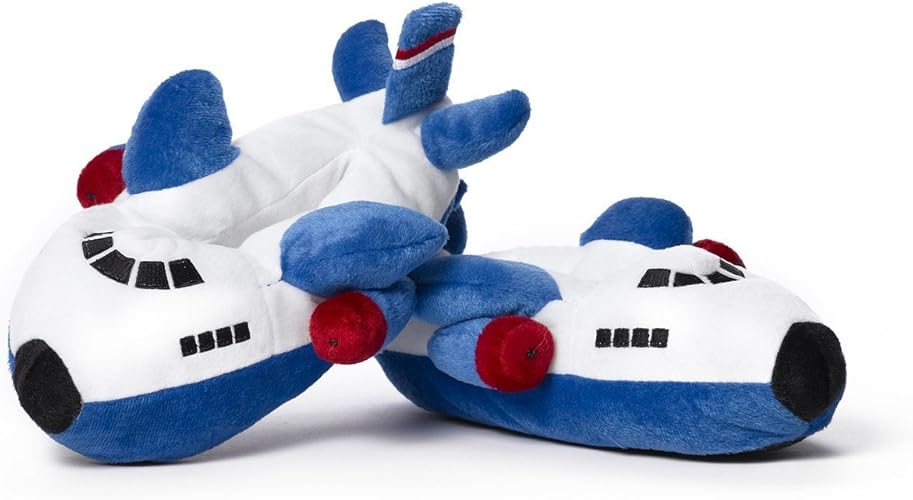 Airplane Slippers Blue; COLOR BLUE; SIZE M Amazon.co.uk Shoes & Bags