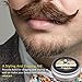 Beard Balm 2oz, TASEYAR Strong Hold Natural Moustache Balm Leave in Wax Conditioner Beard Shaping Tool for Men-Styles, Softens, Strengthens, Thickens,Tames Facial Hair and Beard Growth,Gift for Him