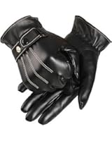 Coromose&reg; Mens Leather Winter Super Driving Warm Gloves