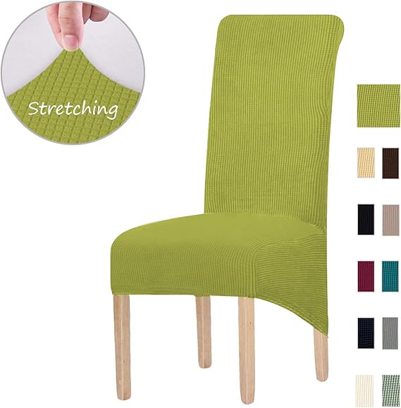 Amazon.de: 2er Set Stretch Esszimmer Stuhlhussen XL, Abnehmbare