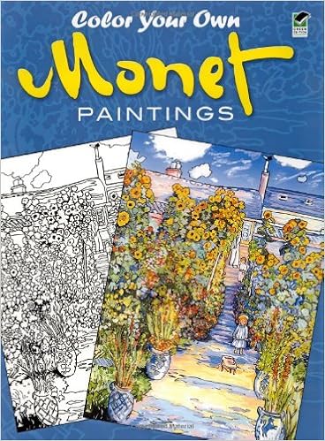 Color Your Own Monet Paintings : Childrens Book By Marty Noble (9780486439945)