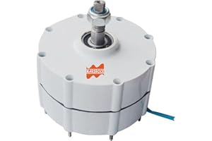 MarsRock 500W 900r/m 12/24/48V Permanent Magnet Generator AC Alternator for Vertical Wind Turbine Generator (12V)