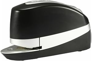 Bostitch Office Impulse 20 Sheet Executive Electric Stapler - Heavy Duty, No-Jam, (20SUITE-BLK), Black/Silver