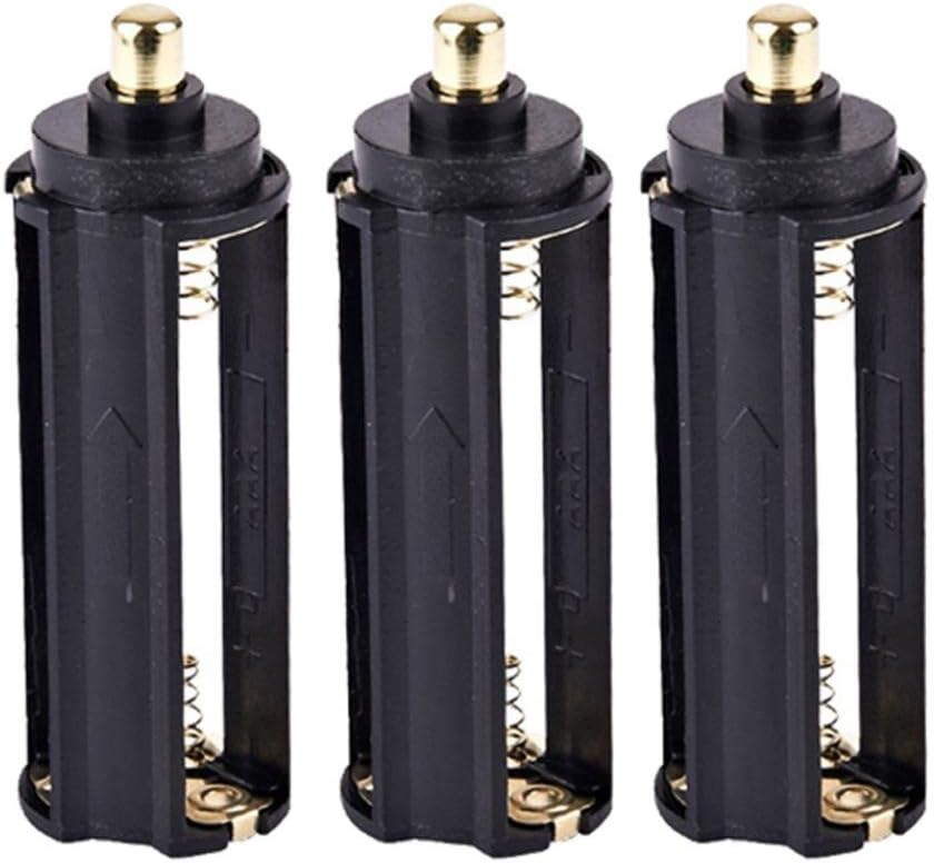 Usstore 3 x 3 AAA Battery Holder Spring Box For Flashlight Torch Home Improvement