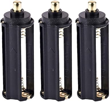 Amazon Com Usstore 3 X 3 Aaa Battery Holder Spring Box For Flashlight Torch Home Improvement
