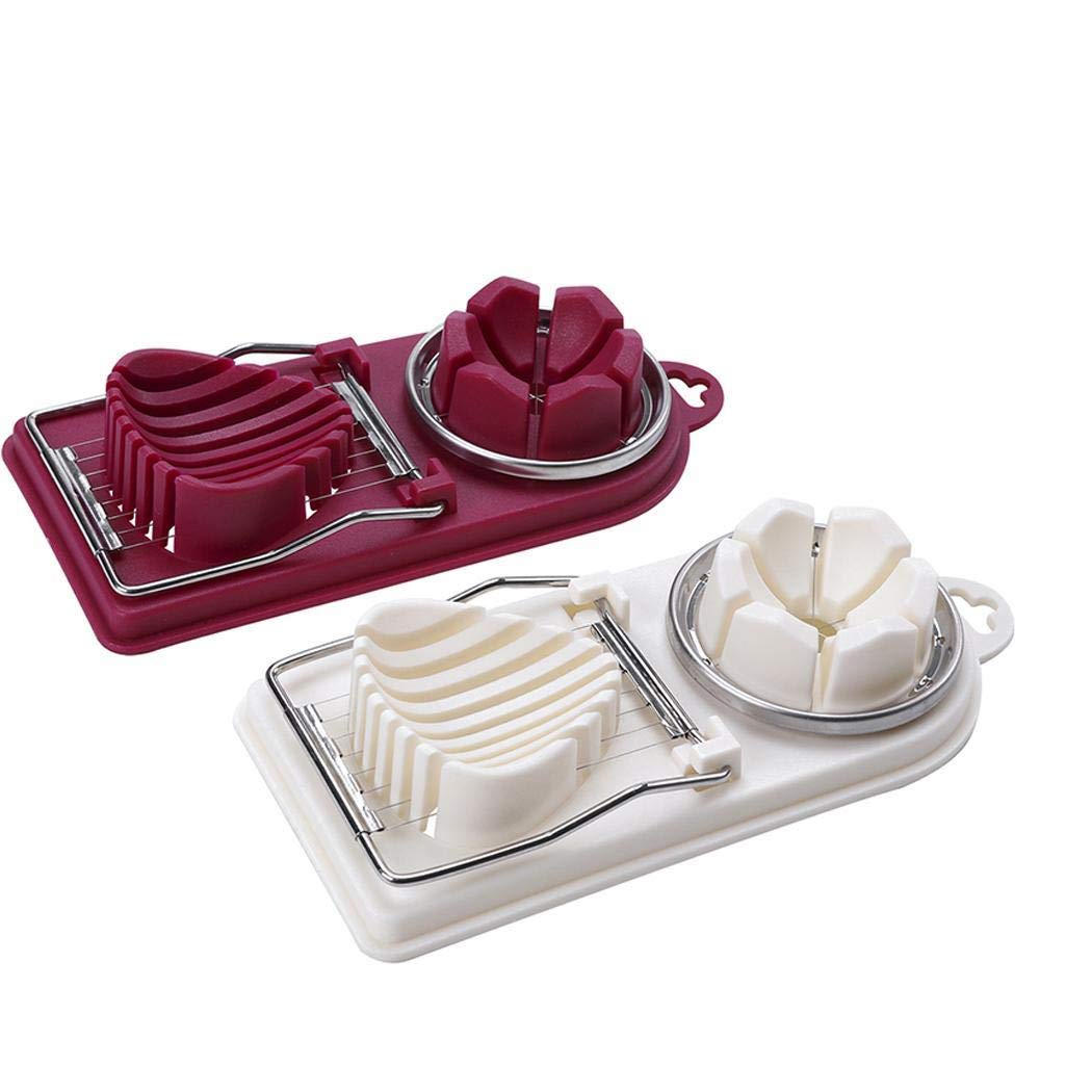 Junio1 Taglierina Multifunzionale a Forma di Petalo Utensili cuociuova in Camicia