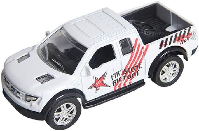 white pickup truck toy