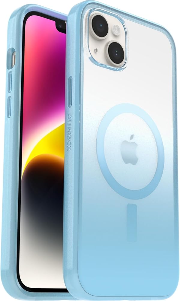 OtterBox Clear Case Serie mit MagSafe für iPhone 14 Plus, stoßfest, sturzsicher, Ultra-dünn, schützende dünne Hülle, 2X getestet nach Militärstandard, Regalia