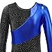 TFJH E Leotard for Girls Dancing Gymnastics Outfits Athletic Clothing 140 Blue 120