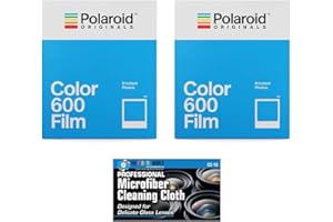 THE IMAGING WORLD Impossible/Polaroid Instant Color Film for Polaroid 600 and i-Type Now, Lab and OneStep Cameras - 2 Pack