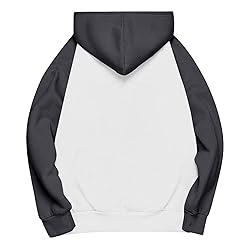 Oversized Color Block Print Sweatshirt - Trendy