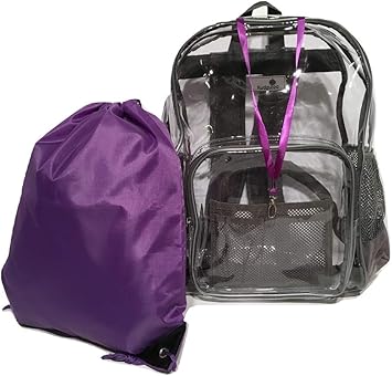 clear bookbag amazon