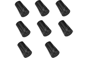 Rubber Walking Stick Tips,Tips for Hiking Poles,8Pcs Trekking Pole Replacement Protectors,Rubber Walking Stick,Trekking Hikin