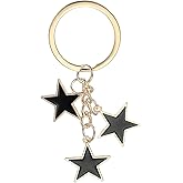 PATIKIL Cute Stars Keychains for Women, Enameled Charm
