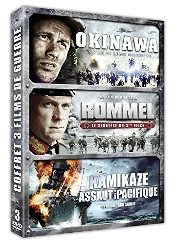 Coffret 3 Films De Guerre - Okinawa + Rommel, Le Stratège Du 3ème Reich + Kamikaze, Assaut Dans Le Pacifique - Pack