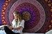 RAJRANG Large Hippie Mandala Tapestry 90x84 Inch Multicolor Bohemian Indian Dorm Tapestries Decor Psychedelic Wall Hanging Ethnic Decorative Urban Tapestry