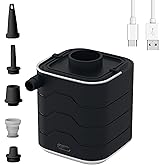MUMAPI Portable-Electric-Mini-Air-Pump for Inflatables, Swimming Rings, Sleeping Pads, Vacuum Bags, Mattress, Camping Fire & Outsides Lightinge