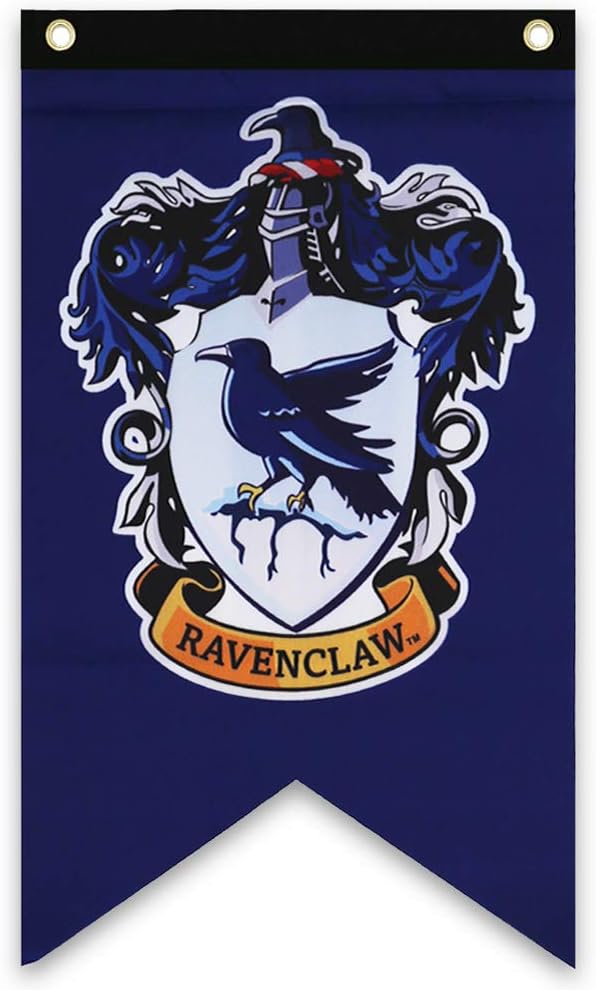 Harry Potter Ravenclaw Wall Banner - Indoor Outdoor Birthday Party Ravenclaw Flag 50 x 30 Inch - Unique Hp Collectible Accessories