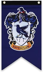 Harry Potter Ravenclaw Wall Banner - Indoor Outdoor Birthday Party Ravenclaw Flag 50 x 30 Inch - Unique Hp Collectible Accessories