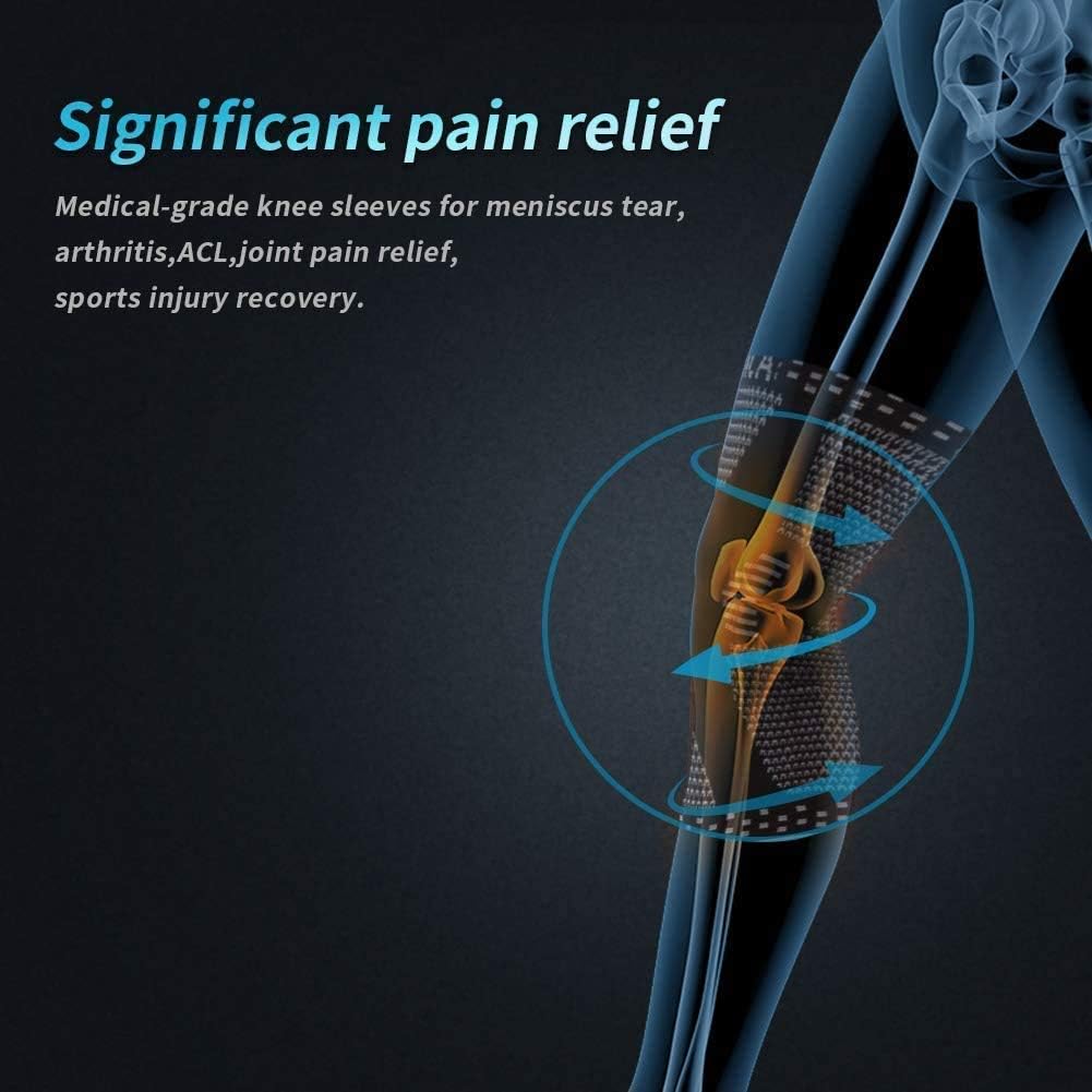 NEENCA Professional Knee Brace,Knee Compression Sleeve Support for Men Women with Patella Gel Pads & Side Stabilizers,Medical Grade Knee Pads for Running,Meniscus Tear,ACL,Arthritis,Joint Pain Relief: Sports & Outdoors