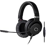 Cooler Master MH-751 MH751 2.0 Gaming Headset with Plush, Swiveled Earcups, 40mm Neodymium Drivers, and Omni-Directional Boom