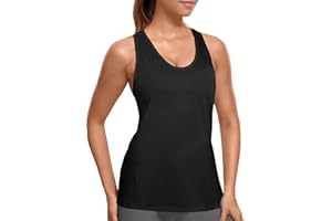 AURUZA Tank Top for Women 2024, Workout Tank Tops Woman, Long Athletic Racerback Tank Tops for Women, Compression Sleeveless Shirts