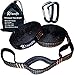 Hammock Straps,1400 LBS+ Heavy Duty, Lightweight, With 2 Premium Carabiners on selected Models, Easy Setup with 36 or 40 Loops, With Stuff Sack, Fit all Hammocks
