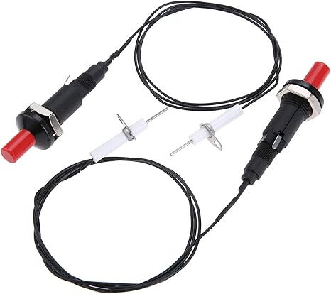 Aupoko 2 Sets Piezo Spark Ignition With Cable Push Button Igniter Type Of 1 Out 2