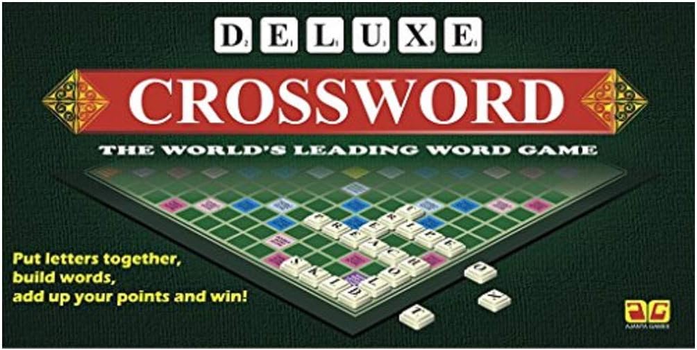 Jaynil Enterprise® Educational Word Making Scrabble Crossword Puzzle Family Entertainment Board Games
