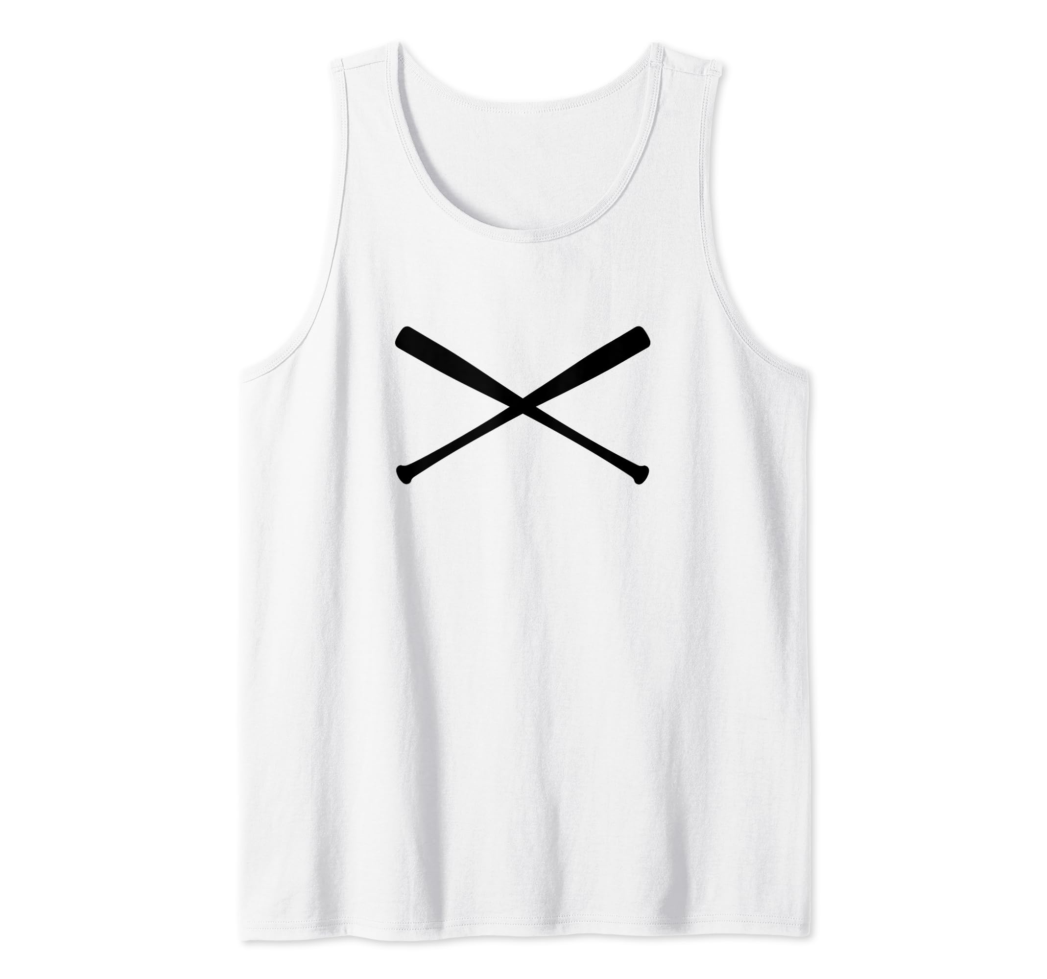 Crossed Bats X Baseball Tank Top