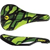 BEL-AIR 3.0 Terra Firma LUX-Alloy Rail Saddle Camo Green | SDG Bel-Air V3 Terra Firma MTB Saddle with Lux Alloy Rails
