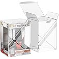 100 Pack Protectors Case Compatible with Funko- 4" Inch Pop Vinyl Figures, Crystal Clear Protectors, Heavy Duty Display Box w/ Protective Film & Locking Tab