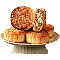 餅 Amazon.com : KW Red Bean Paste Mooncake 純正紅荳沙⽉餅
