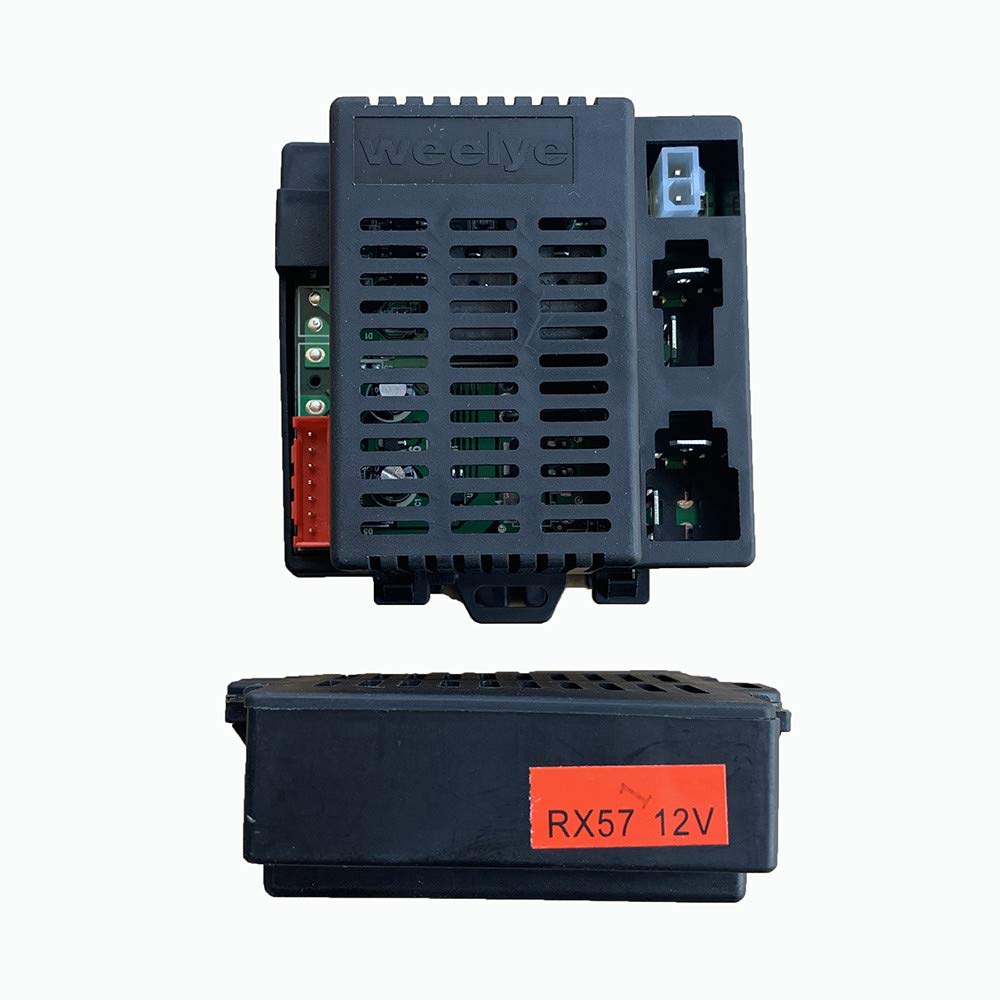 weelye RX57 12V 2.4G Bluetooth Remote Control and Receiver for Kids Ride On Toys, 12V Control Box Motherboard Accessories for Kids Powered Wheel Circuit Board Replacement Parts