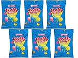 Fluffy Stuff Cotton Candy 2.5 Oz Theater Size Bags - Pack of 6
