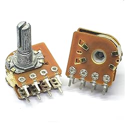ELCOKITEX 2Pcs 50K Linear Taper Rotary Audio B Type