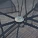 Belham Living Stanton 42 x 72 in. Oval Wrought Iron Patio Dining Table by Woodard - Textured Black