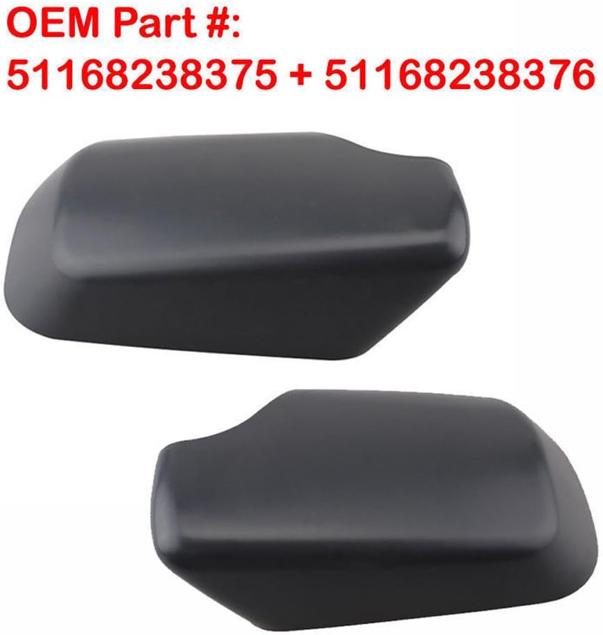 BACAI Left + Right Side Mirror Cover Cap Guard For BMW E46 E39 325i 330i 525i 530i