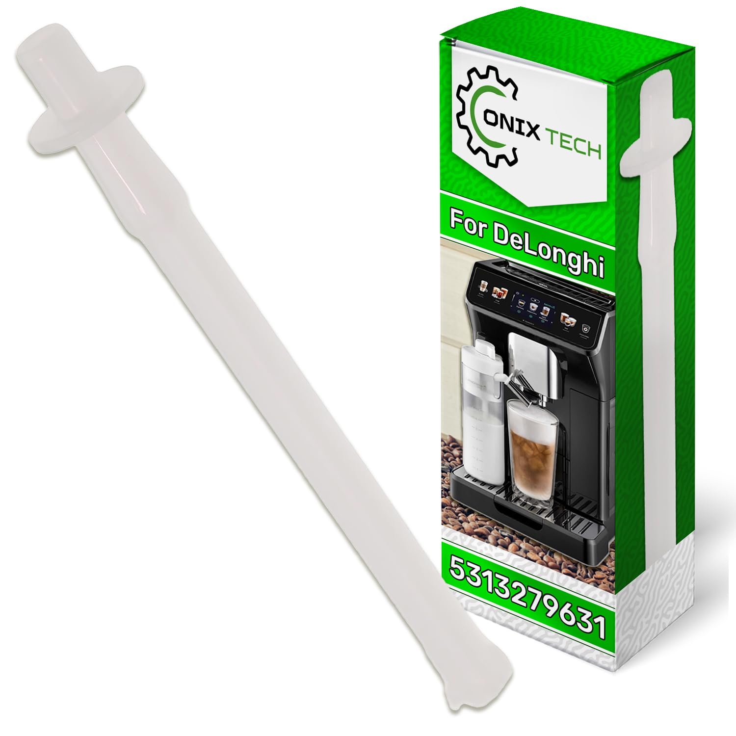 ONIX TECH Milk Intake Tube for Coffee Machines with the Original Code 5313279631 for DeLonghi Milk Tube for DeLonghi Eletta Explore - Warranty 5 Years - MADE IN ITALY