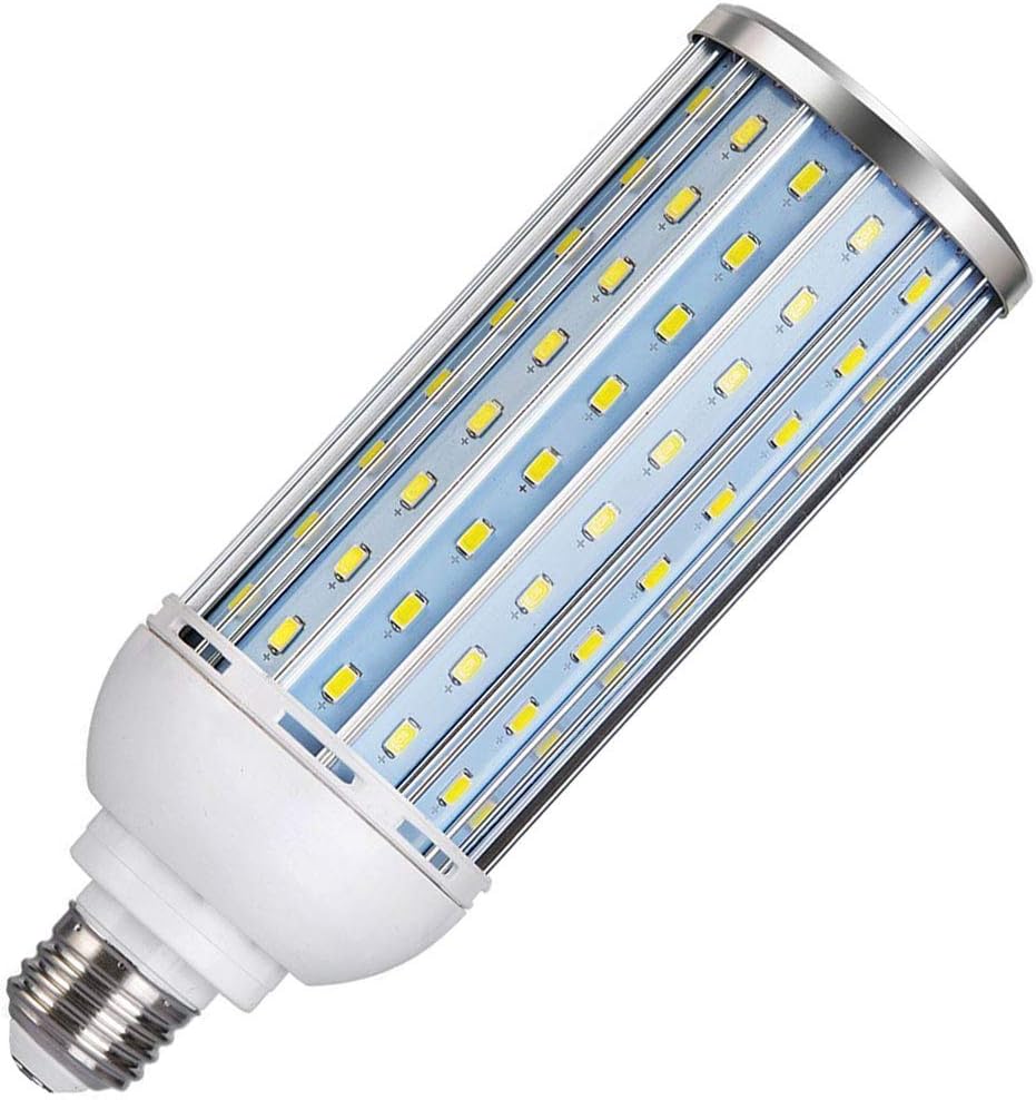 YAKAiYAL 40W E27 Studio LED Corn Light Bulbs Daylight 5500K Screw ES Lighting Fixture Aluminum Shell for Photography Video