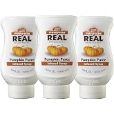 Re&agrave;l Infused Exotics Pumpkin Spice Syrup, 16.9 fl oz, 3 Pack | Premium Pumpkin Puree with Cane Sugar, Cinnamon, Ginger, Nutmeg, &amp; Clove, Fall &amp; Winter Cocktail, Mocktail, Sauce, Dessert
