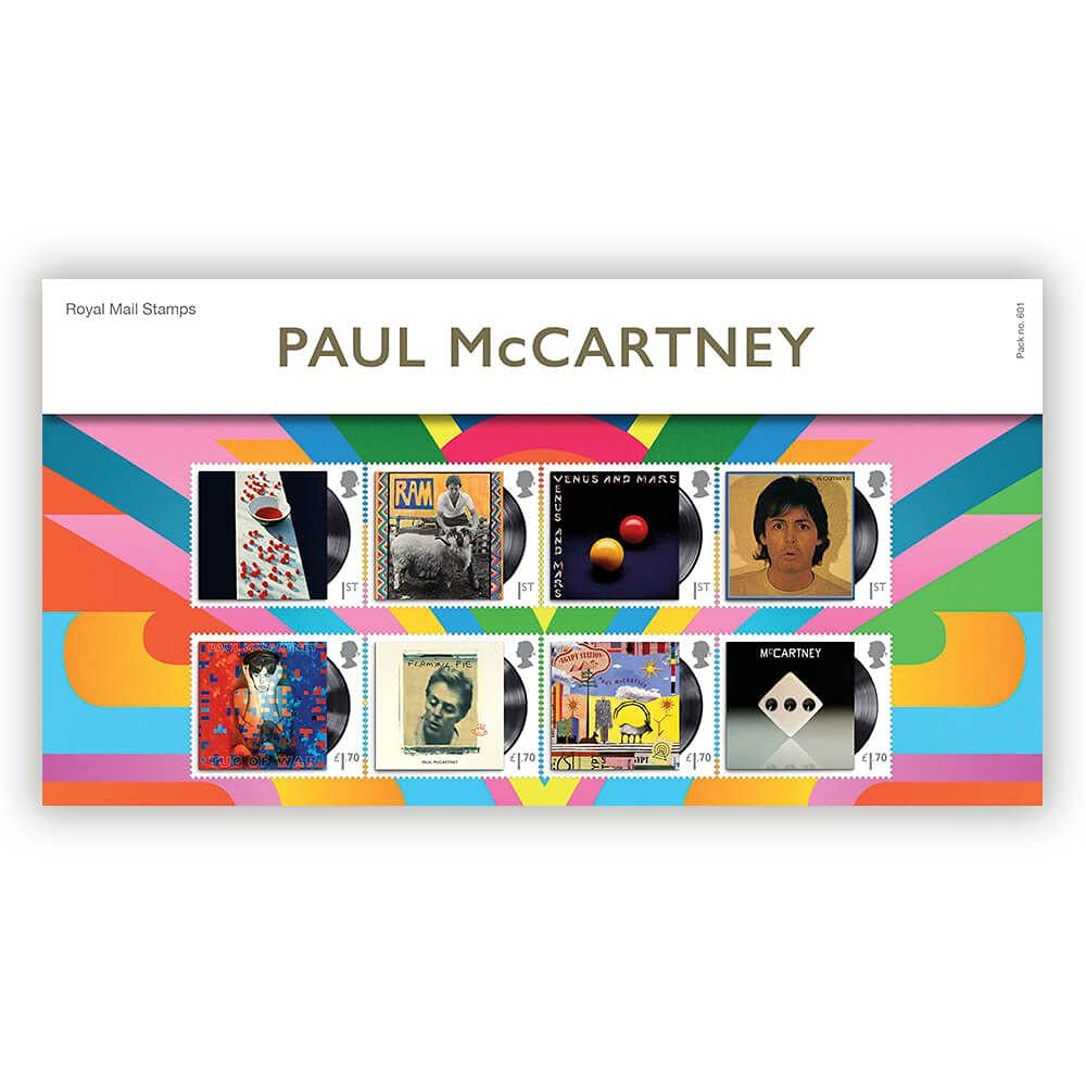 Paul McCartney Stamp Presentation Pack 2021