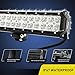 Nilight 39Inch 252W LED Work Light Bar Spot Flood Combo Fog Light Driving Lights Offroad Lighting for SUV UTE ATV Truck 4×4 Boat,2 Years Warrantythumb 3