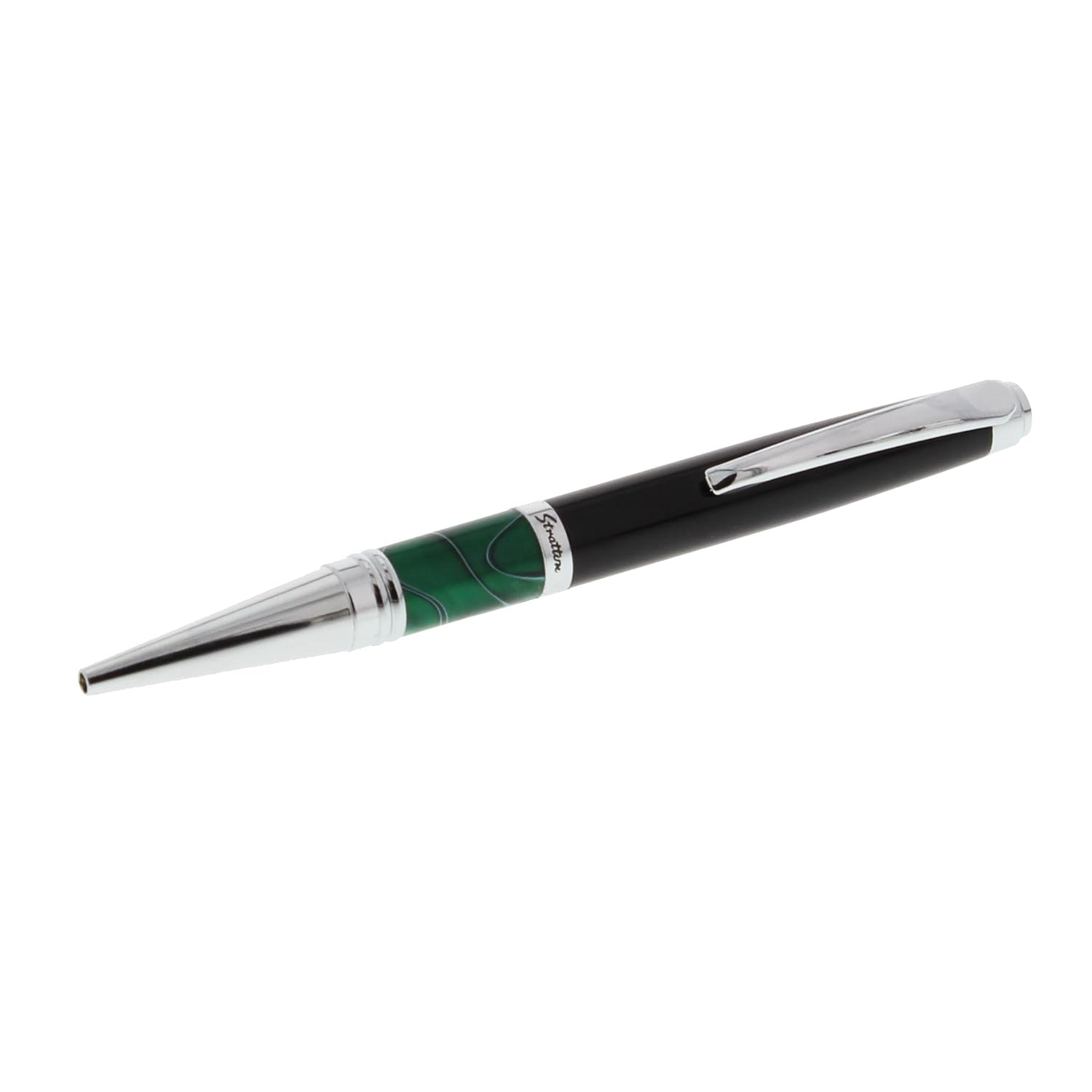 Stratton Ballpoint Pen Marbled Green Amazon.co.uk Office Products