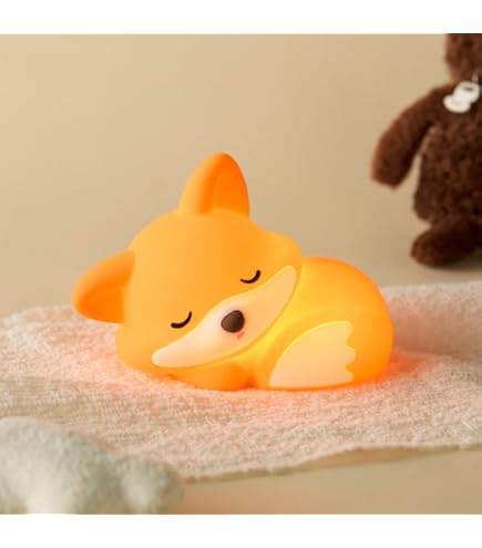 Amazon.com : ATSUI Fox Night Light, LED Squishy Novelty Animal