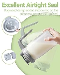 32oz Glass Pitcher with Lid & V-shaped Pour Spout