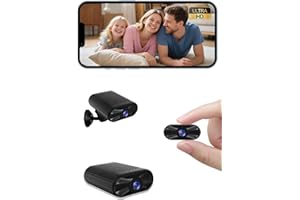 BNHDONS Mini Camera - 4K HD Wireless Small Camera - Tiny Indoor Security Cameras with Night Vision & Motion Detection, APP Control Nanny Cam for Home, Office, Baby, Pet Monitoring, Miniguard Cam, 2.4GHz WiFi