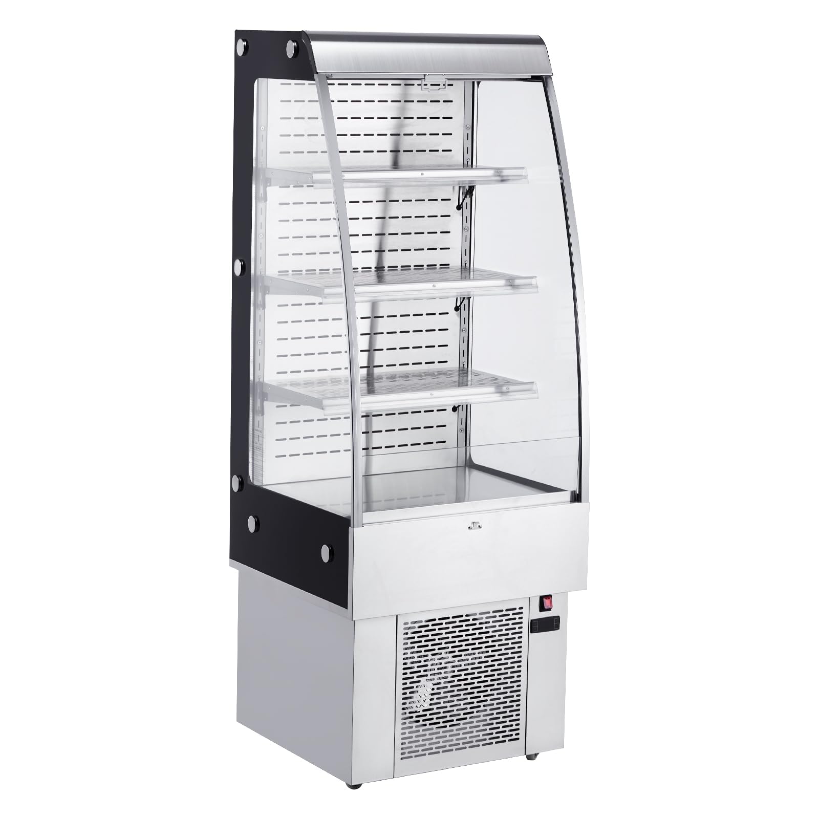 Photo 1 of ****FACTORY SEALED****
PeakPursuit Commercial Refrigerator 8.8 Cu.ft, Upright Beverage Display Cooler with Glass Door, LED Lighting, Adjustable Shelves, Casters, Merchandiser Fridge for Cafe, Bar, Retail, White