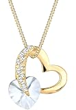 Collier Enfant Montgolfière Émail Pastel - Pendentif Argent 925/1000 Plaqué Or, Chaîne 36cm